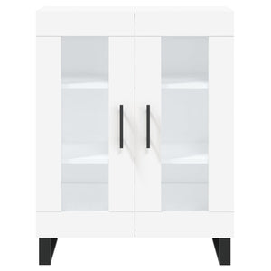 Credenza-Buffet-Armadio da cucina Bianca 69,5x34x90 cm in Legno Multistrato 599715