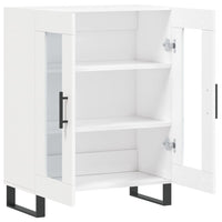 Credenza-Buffet-Armadio da cucina Bianca 69,5x34x90 cm in Legno Multistrato 599715