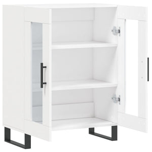 Credenza-Buffet-Armadio da cucina Bianca 69,5x34x90 cm in Legno Multistrato 599715