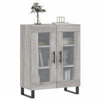 Credenza Grigio Sonoma 69,5x34x90 cm in Legno Multistrato 827818