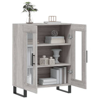 Credenza Grigio Sonoma 69,5x34x90 cm in Legno Multistrato 827818
