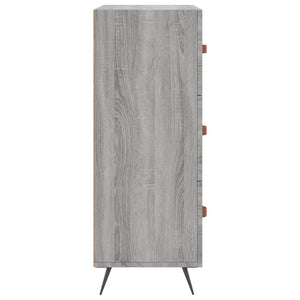 Cassettiera Grigio Sonoma 69,5x34x90 cm in Legno Multistrato 827826