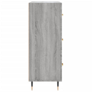 Credenza Grigio Sonoma 69,5x34x90 cm in Legno Multistrato 827834