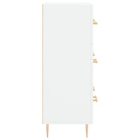 Credenza Bianca 69,5x34x90 cm in Legno Multistrato 827836