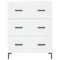 Credenza Bianca 69,5x34x90 cm in Legno Multistrato 827852