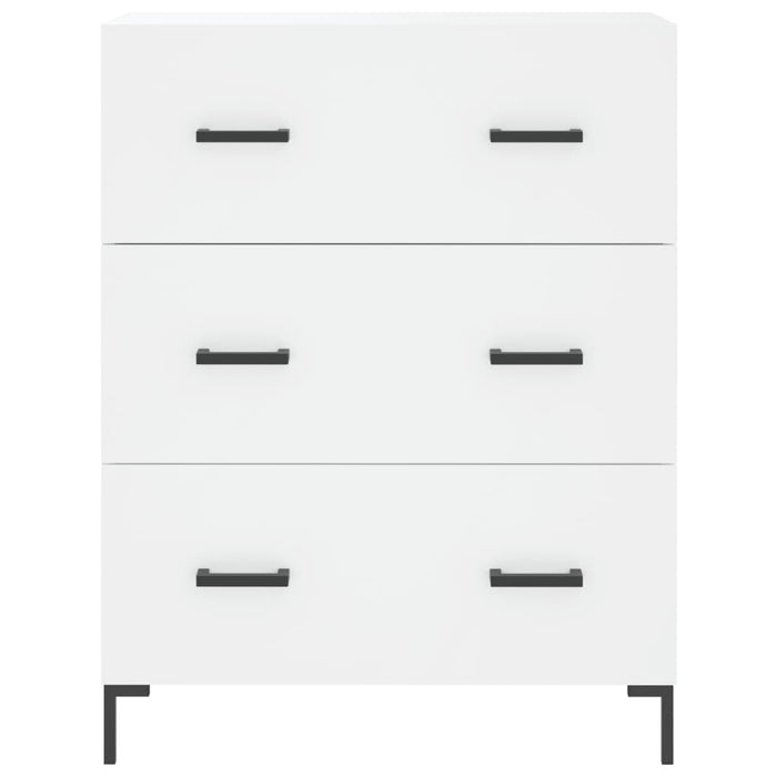 Credenza Bianca 69,5x34x90 cm in Legno Multistrato 827852