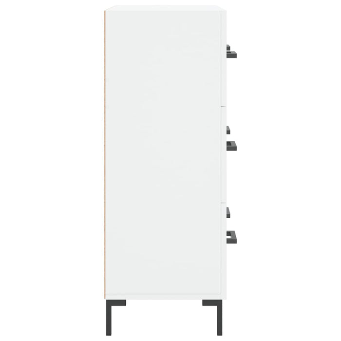 Credenza Bianca 69,5x34x90 cm in Legno Multistrato 827852