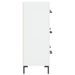 Credenza-Buffet-Armadio da cucina Bianca 69,5x34x90 cm in Legno Multistrato 648763