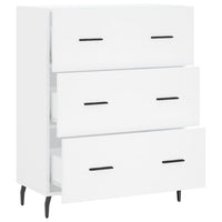 Credenza-Buffet-Armadio da cucina Bianca 69,5x34x90 cm in Legno Multistrato 938464