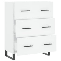 Credenza-Buffet-Armadio da cucina Bianca 69,5x34x90 cm in Legno Multistrato 372526