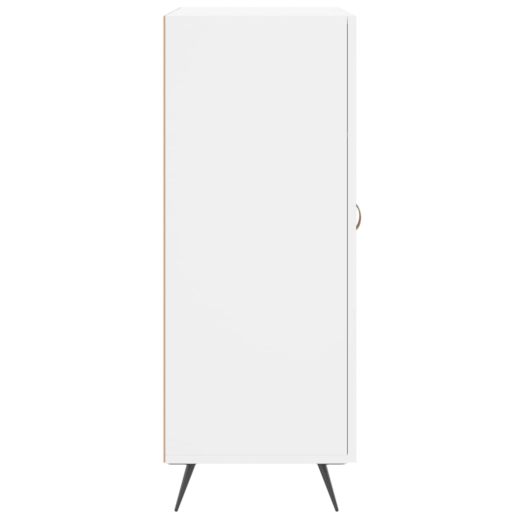 Credenza-Buffet-Armadio da cucina Bianca 69,5x34x90 cm in Legno Multistrato 284997