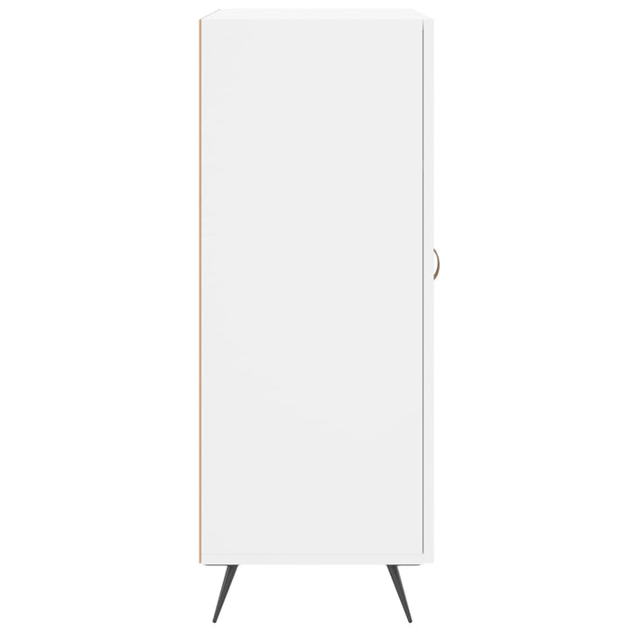 Credenza-Buffet-Armadio da cucina Bianca 69,5x34x90 cm in Legno Multistrato 284997