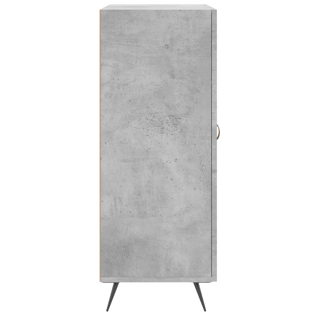 Credenza Grigio Cemento 69,5x34x90 cm in Legno Multistrato 827888