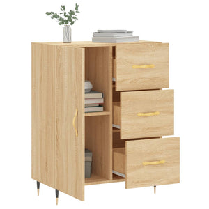 Credenza Rovere Sonoma 69,5x34x90 cm in Legno Multistrato 827895