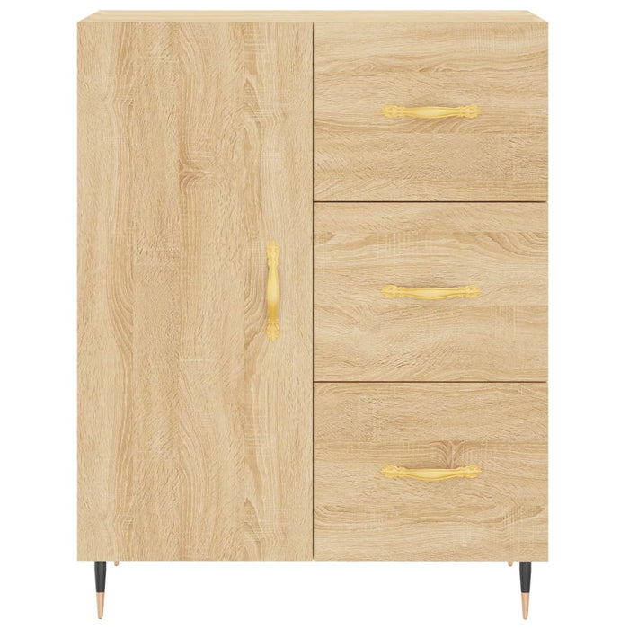 Credenza Rovere Sonoma 69,5x34x90 cm in Legno Multistrato 827895