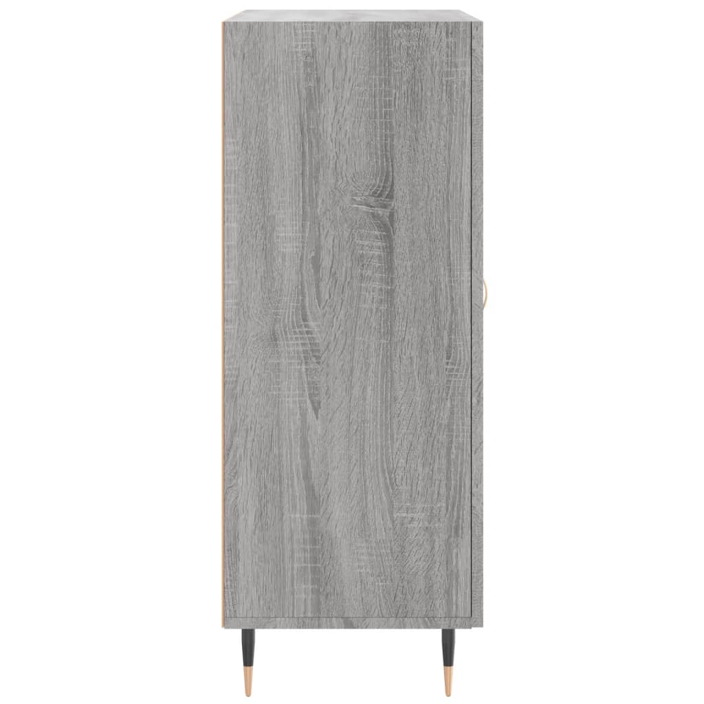 Credenza Grigio Sonoma 69,5x34x90 cm in Legno Multistrato 827898