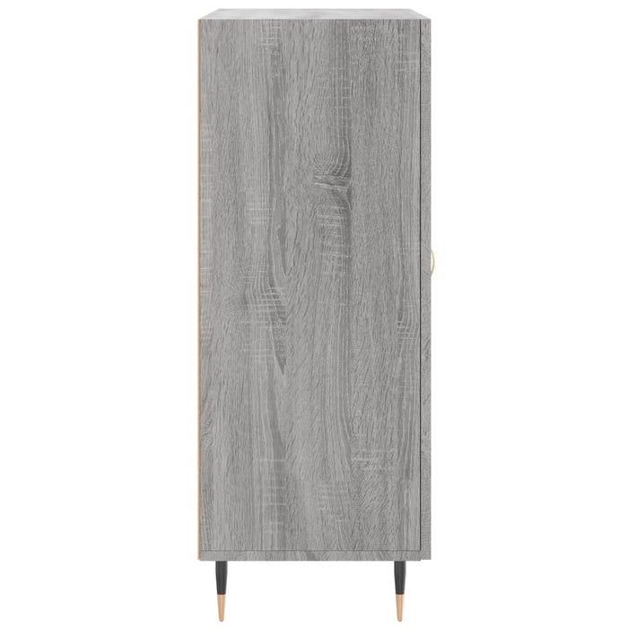 Credenza Grigio Sonoma 69,5x34x90 cm in Legno Multistrato 827898
