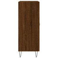 Credenza Rovere Marrone 69,5x34x90 cm in Legno Multistrato 827915