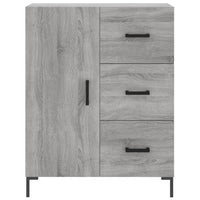 Credenza Grigio Sonoma 69,5x34x90 cm in Legno Multistrato 827922