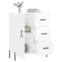 Credenza 69,5x34x90 cm in Legno Multistrato Bianco Lucido 827926