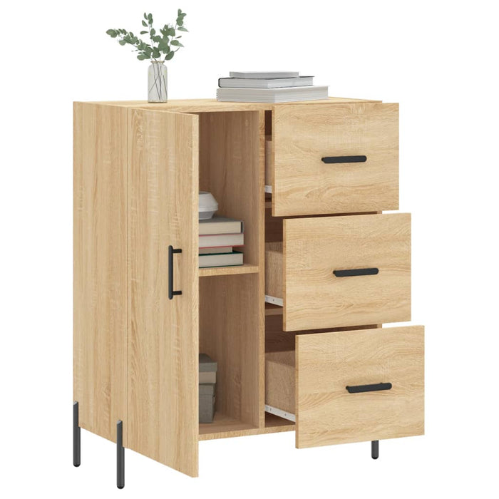 Credenza Rovere Sonoma 69,5x34x90 cm in Legno Multistrato 827927