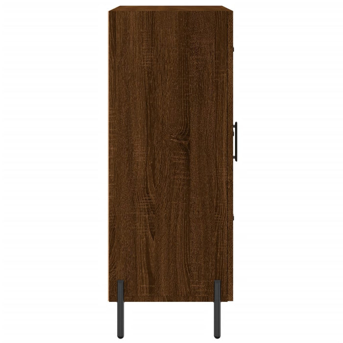 Credenza Rovere Marrone 69,5x34x90 cm in Legno Multistrato 827931