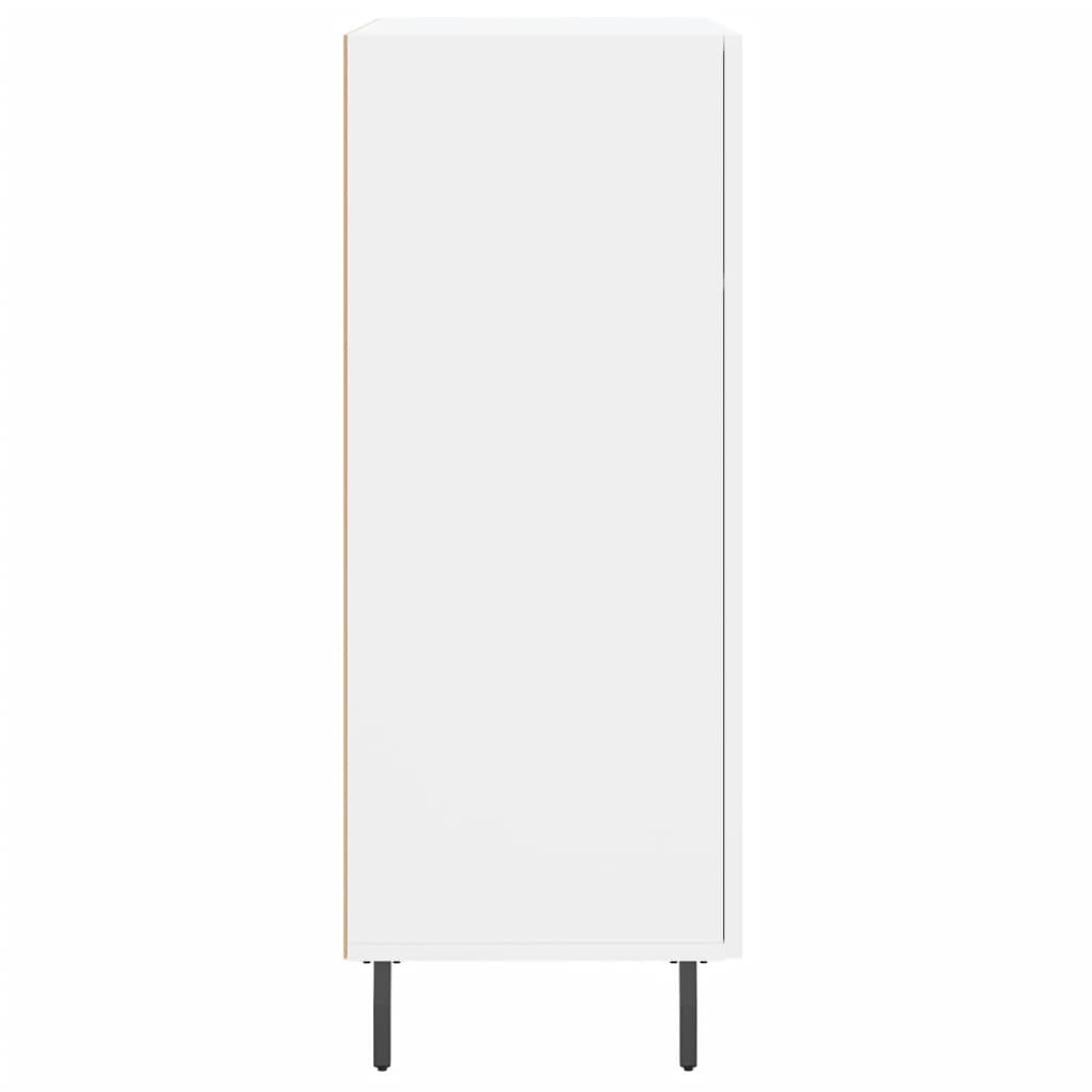 Credenza-Buffet-Armadio da cucina Bianca 69,5x34x90 cm in Legno Multistrato 103042