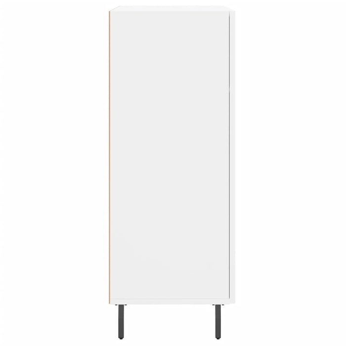 Credenza-Buffet-Armadio da cucina Bianca 69,5x34x90 cm in Legno Multistrato 103042