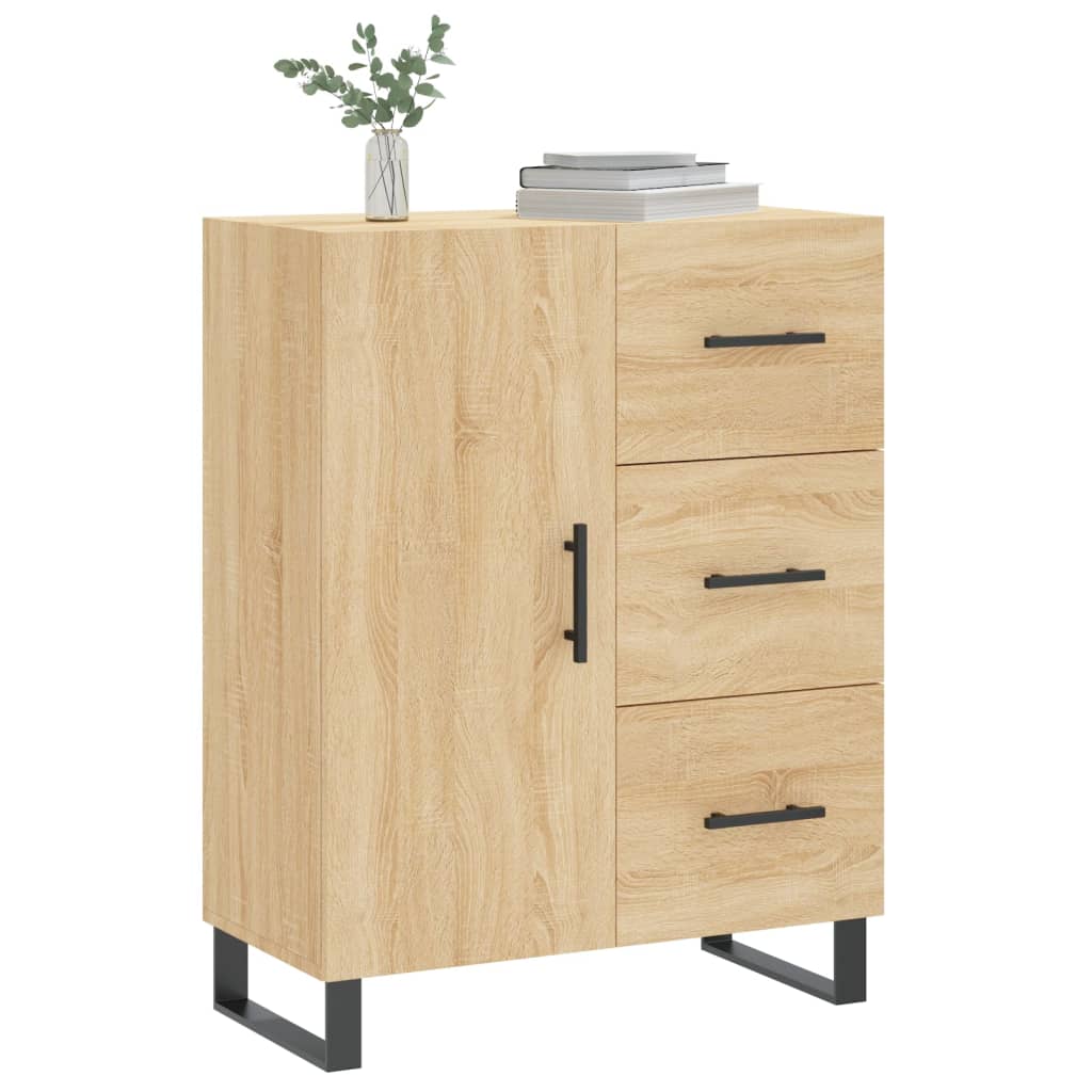 vidaXL Credenza Rovere Sonoma 69,5x34x90 cm in Legno Multistrato