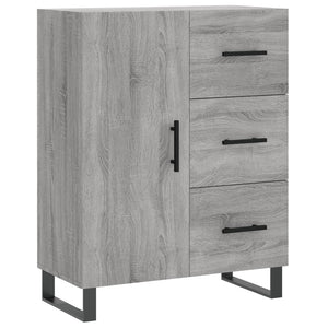 Credenza Grigio Sonoma 69,5x34x90 cm in Legno Multistrato 827946