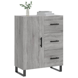 Credenza Grigio Sonoma 69,5x34x90 cm in Legno Multistrato 827946