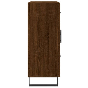 Credenza Rovere Marrone 69,5x34x90 cm in Legno Multistrato 827947