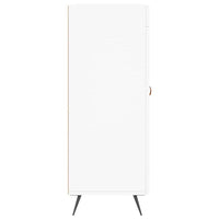 Credenza-Buffet-Armadio da cucina Bianca 69,5x34x90 cm in Legno Multistrato 837007