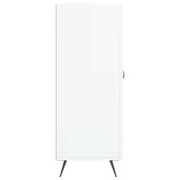 Credenza-Buffet-Armadio da cucina 69,5x34x90 cm in Legno Multistrato Bianco Lucido 258900