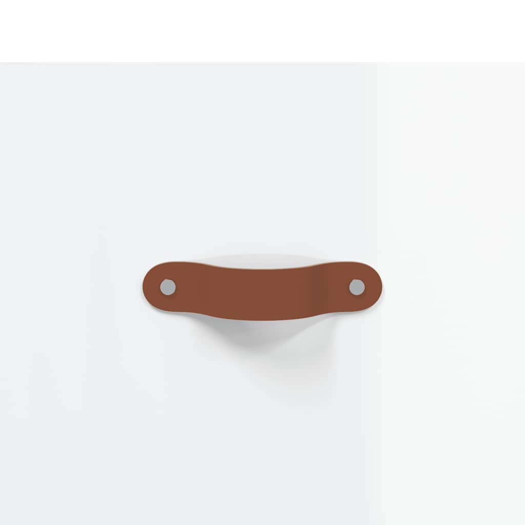 Credenza-Buffet-Armadio da cucina 69,5x34x90 cm in Legno Multistrato Bianco Lucido 258900