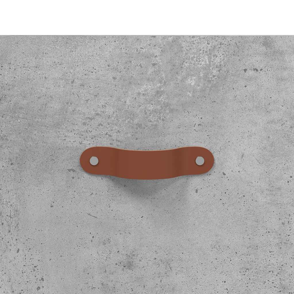 Credenza Grigio Cemento 69,5x34x90 cm in Legno Multistrato 828016