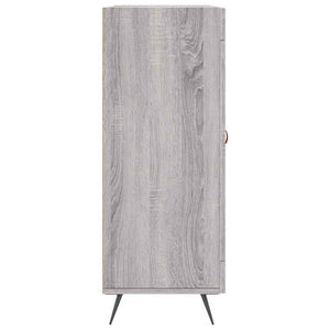 Credenza Grigio Sonoma 69,5x34x90 cm in Legno Multistrato 828018