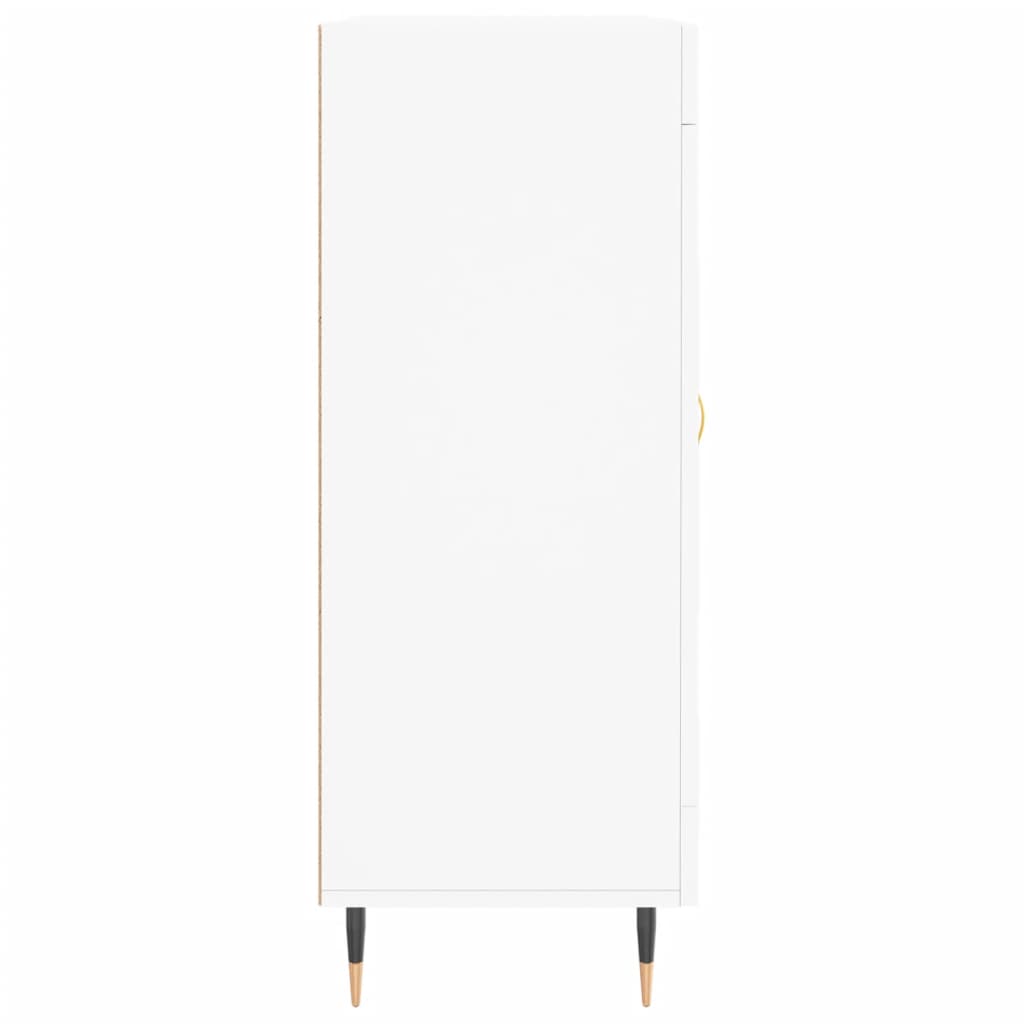 Credenza-Buffet-Armadio da cucina Bianca 69,5x34x90 cm in Legno Multistrato 326246