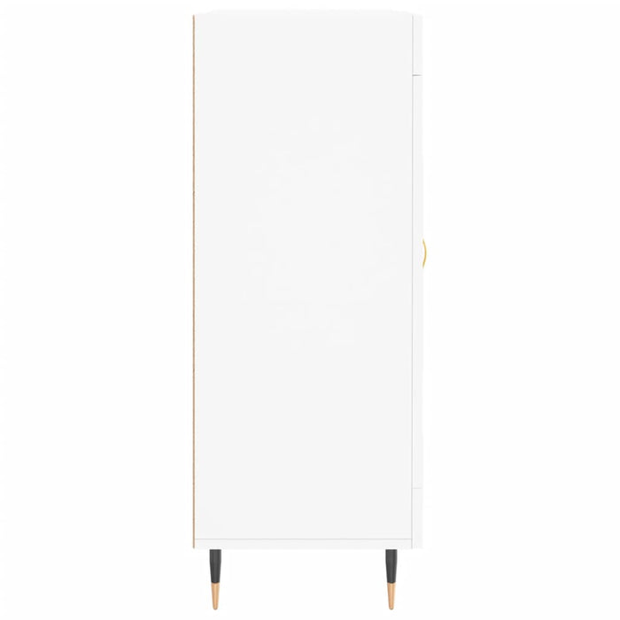 Credenza-Buffet-Armadio da cucina Bianca 69,5x34x90 cm in Legno Multistrato 326246