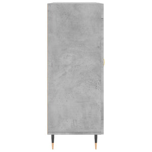 Credenza Grigio Cemento 69,5x34x90 cm in Legno Multistrato 828024