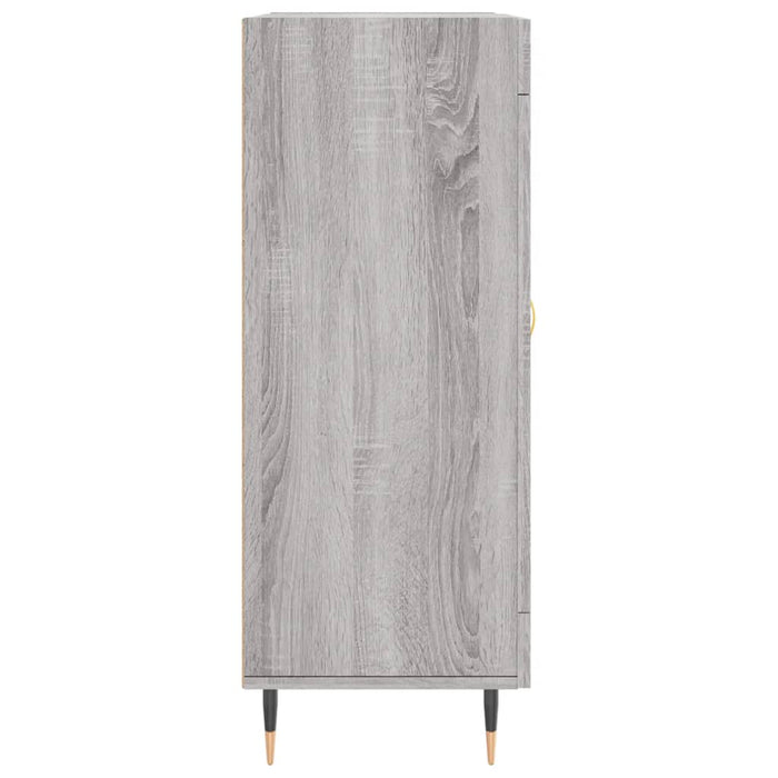Credenza Grigio Sonoma 69,5x34x90 cm in Legno Multistrato 828026