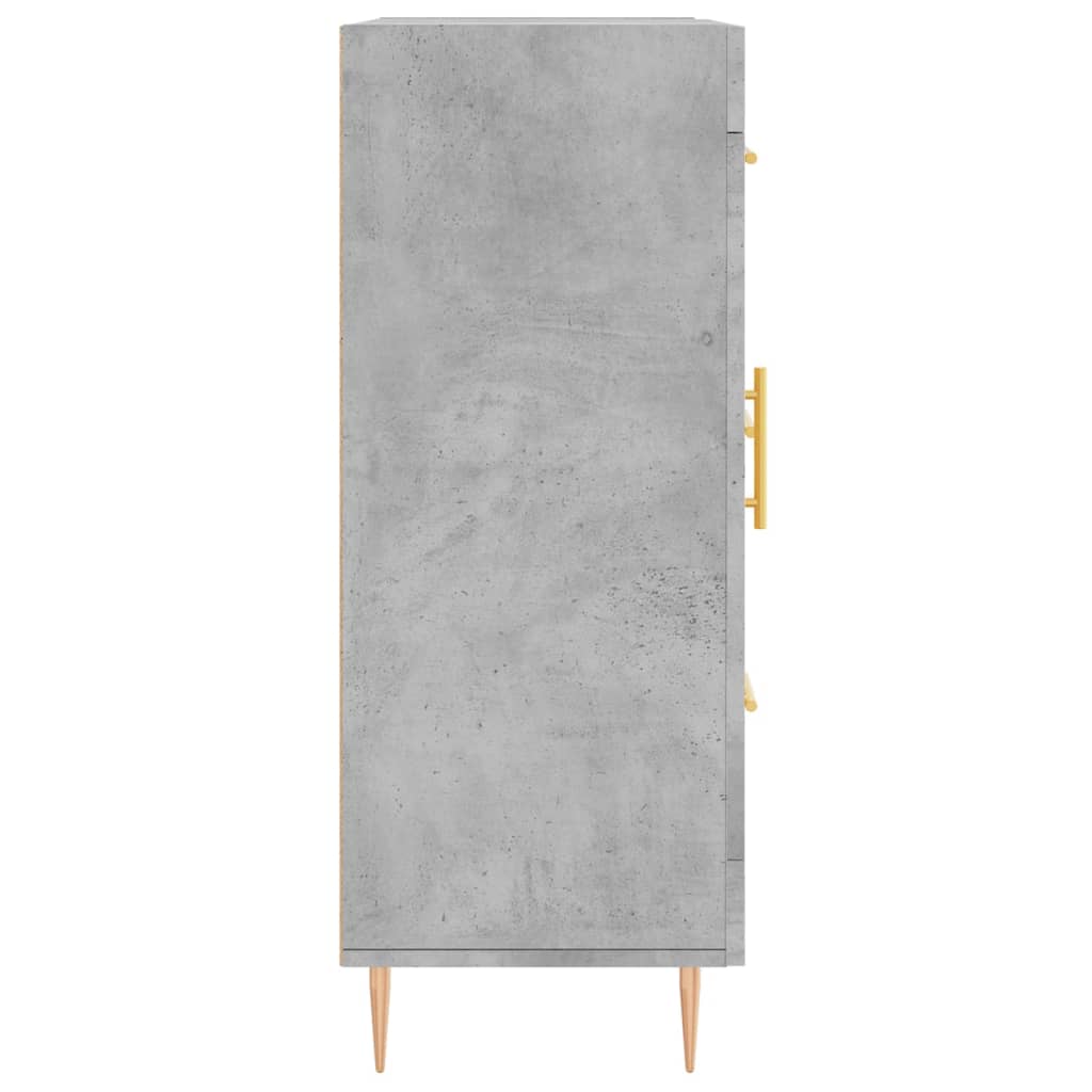 Credenza-Buffet-Armadio da cucina Grigio Cemento 69,5x34x90 cm in Legno Multistrato 272814