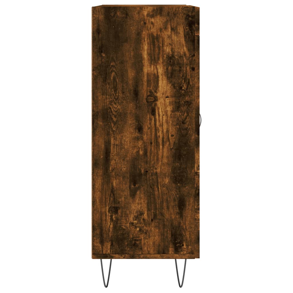 Credenza Rovere Fumo 69,5x34x90 cm in Legno Multistrato 828041