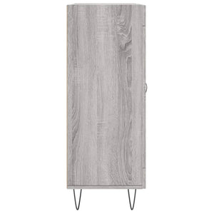 Credenza Grigio Sonoma 69,5x34x90 cm in Legno Multistrato 828042
