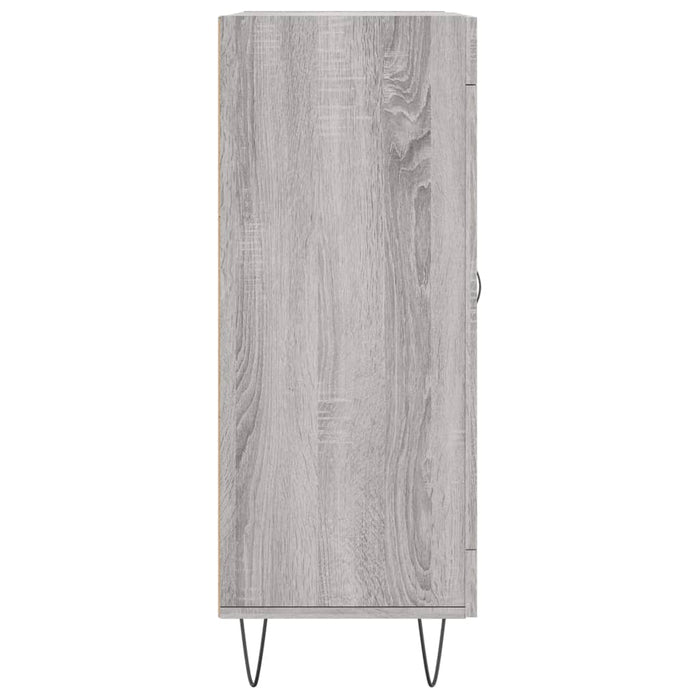 Credenza Grigio Sonoma 69,5x34x90 cm in Legno Multistrato 828042
