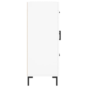 Credenza-Buffet-Armadio da cucina Bianca 69,5x34x90 cm in Legno Multistrato 499873