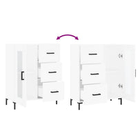 Credenza Bianca 69,5x34x90 cm in Legno Multistrato 828044