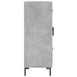 Credenza Grigio Cemento 69,5x34x90 cm in Legno Multistrato 828048