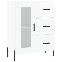 Credenza 69,5x34x90 cm in Legno Multistrato Bianco Lucidocod mxl 79911