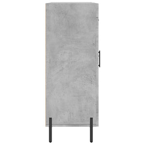 Credenza Grigio Cemento 69,5x34x90 cm in Legno Multistrato 828056